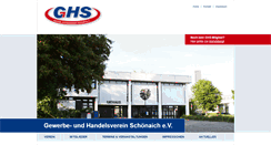 Desktop Screenshot of ghs-schoenaich.de