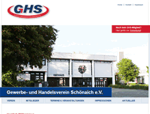 Tablet Screenshot of ghs-schoenaich.de